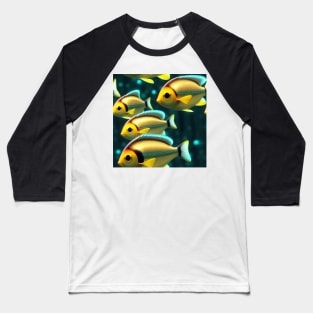 Just an Angry Fish Baseball T-Shirt